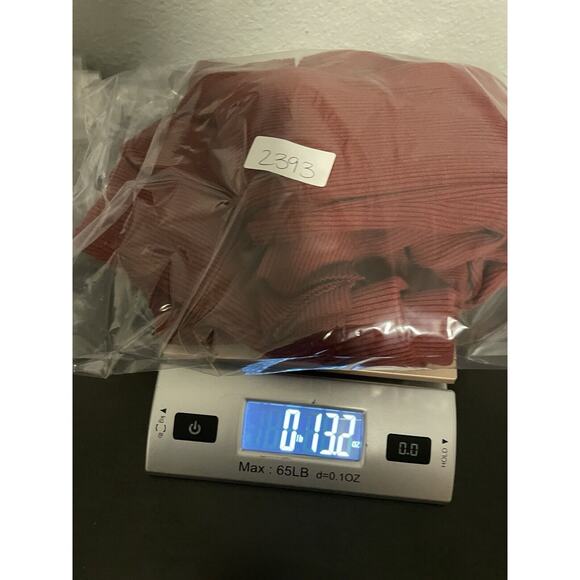 The Range Womens Mass Rib Slit Leggings Medium Burgundy Stretch Pull On READ - Picture 9 of 9